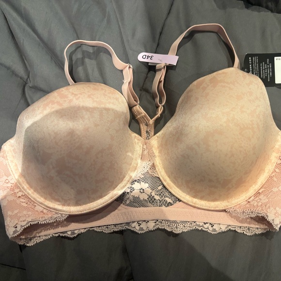 Maidenform Other - Lace Trimmed Pink Bra 34D